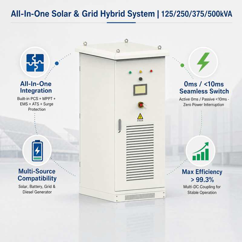 HAG2 All-in-One Solar-System 125~500kVA
