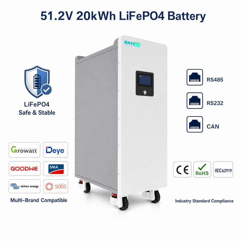 20kW 400Ah 51,2V LiFePO4-Standgeraet