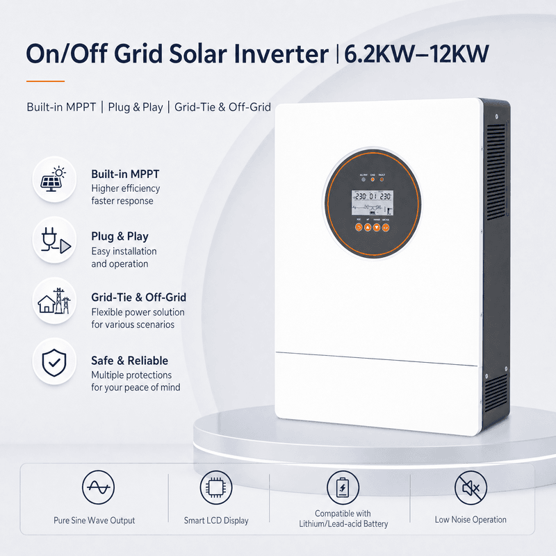 ES Hybrid On/Off-Grid Solar-Wechselrichter 6~12kW